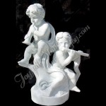 KC-026, White Little Angel Sculpture