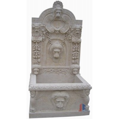 GFQ-059, Carved marble wall fountain