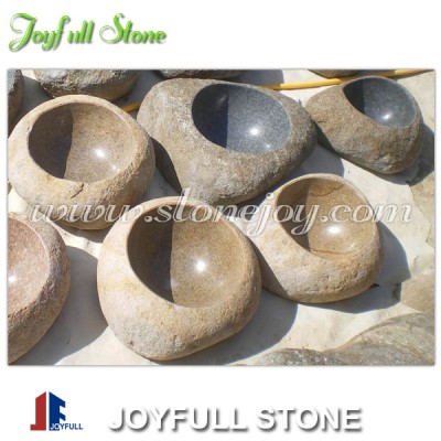 Natural stone water bowl