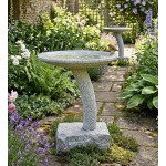 GW-602, Yellow Granite Birdbath
