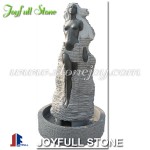 GFS-108-1, Black marble statuary fountain