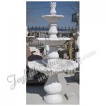 GFT-127, White marble tiered fountain