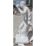 Custom white marble statues museum quality white marble statue