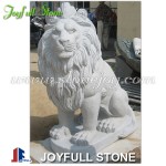 Custom granite lion sculptures