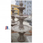 GF-106, Custom yellow granite tiered fountains