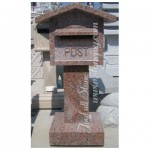 GM-031, Red granite mailbox