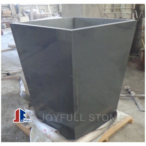 Large outdoor granite planters