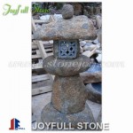 Boulder stone lanterns