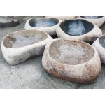 Natural stone basins