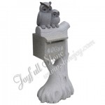 GM-041, Grey granite owls mailbox