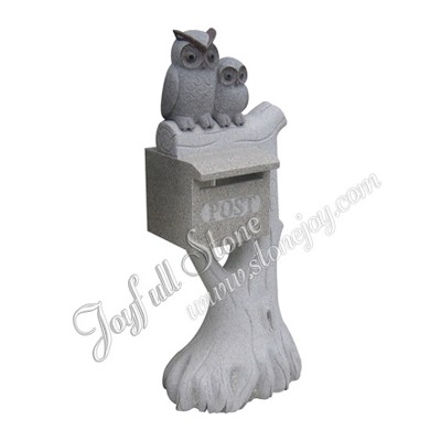 GM-041, Grey granite owls mailbox