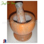 Natural stone mortar and pestles