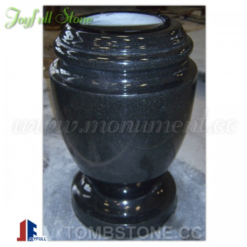 MA-301-2, Black Memorial Vase