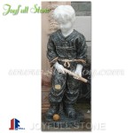 KC-754-1,Outdoor Garden Marble Boy Statues