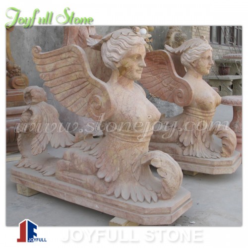 KLI-229, Egyptian Marble Sphinx Statue