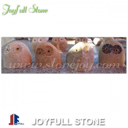 River stone owls stone gifts and crafts