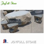 Boulder mesa de piedra, basalto los muebles