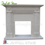 FG-044, White Marble Fireplace