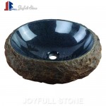 SK-032, lavabo de piedra negro