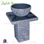 SK-032, lavabo de piedra negro