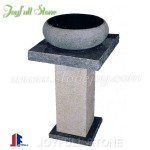 SK-032, lavabo de piedra negro