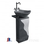 granite pedestal sink
