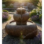 GFN-073, Popular stone water fountain for garden