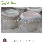 Boulder stone river stone birdbath