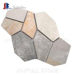 Meshed slate tiles