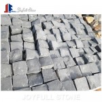 Landscaping Black basalt cubes cobbles