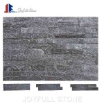 Black Quartz Wall Cladding Stone