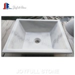 Hunan White Marble hand vessel sinks for bathroom