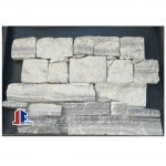 Exterior natural stone wall panels with cement