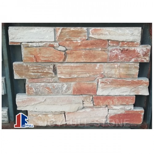 Slate stone wall claddings veneer panels with cement