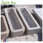 Granite trough planters