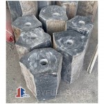 Basalt stone bench table set furnitures