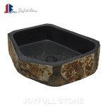 Black basalt stone hand basins