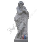 KLI-008, White Marble Man Statue for Sale