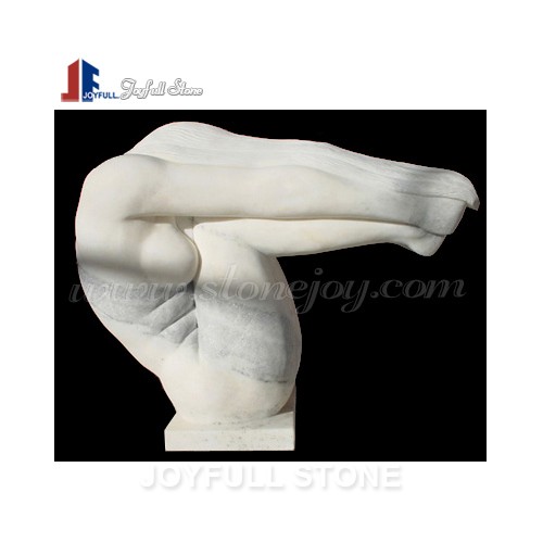 White marble art sculpture