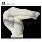 White marble art sculpture