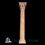 Architectural marble roman columns and pillars