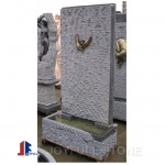 Black marble wall water fountain for indoor