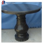 Black marble coffee table