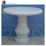 White marble coffee table