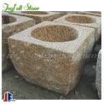 Chinese style grey granite stone basins