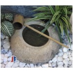 Boulder stone basins stone bowls