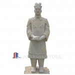 Yellow granite warrior statues the General