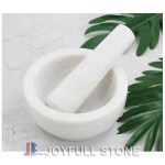 Black marble mortar and pestle