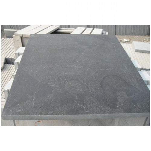 Landscaping Black basalt cubes cobbles