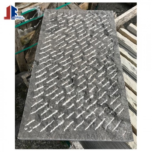 Landscaping Black basalt cubes cobbles